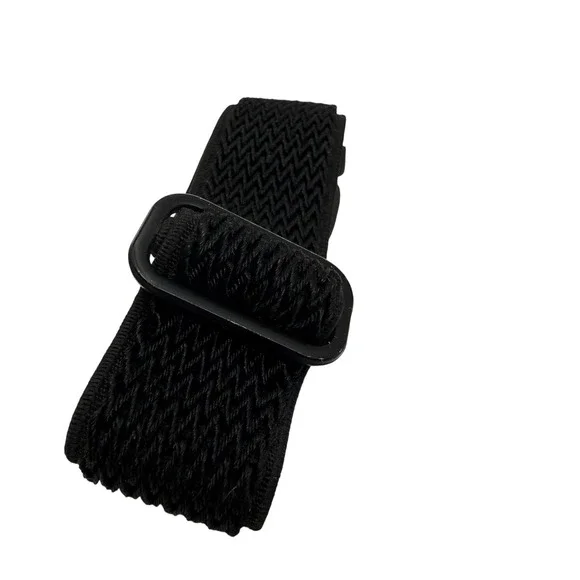 Fitbit Versa Smartwatch Rose Gold Aluminum Black Woven Band + Charger - Picture 7 of 12